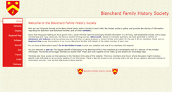 Desktop Screenshot of blanchardfamilyhistorysociety.org.uk